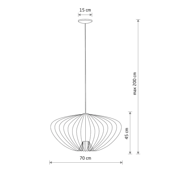 Lampa wisząca PUMPKIN L 11252 Nowodvorski - zdjęcie dodatkowe 7