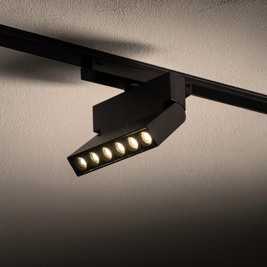 Oprawa liniowa FOCUS OUT LED 6W 3000K do 1-obwodowych szynoprzewodów niskonapięciowych UT-LVM 11312 Nowodvorski - zdjęcie dodatkowe 1