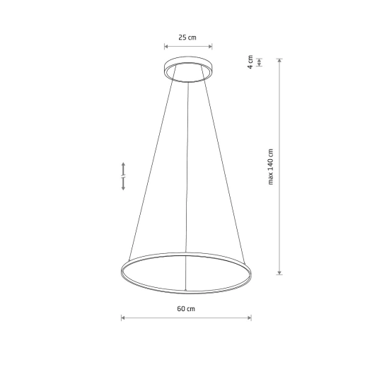 Lampa wisząca CIRCOLO LED M 3000K 11403 silk olive Nowodvorski - zdjęcie dodatkowe 5