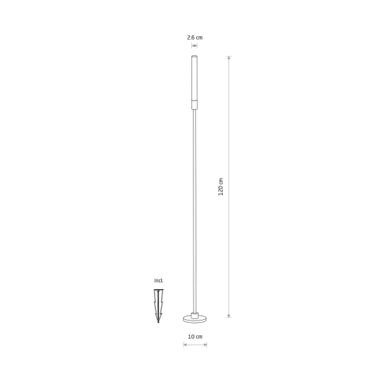 Lampa stojąca ZOLA LED L 11546 Nowodvorski - zdjęcie dodatkowe 4
