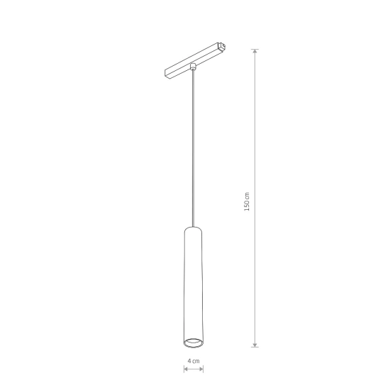 Lampa wisząca ROLLER LED 9W 4000K do 1-obwodowych szynoprzewodów niskonapięciowych LVM 11641 Nowodvorski - zdjęcie dodatkowe 4