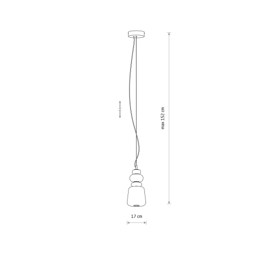 Lampa wisząca CERAMIC VERTICAL LED 12W 11702 Nowodvorski - zdjęcie dodatkowe 6