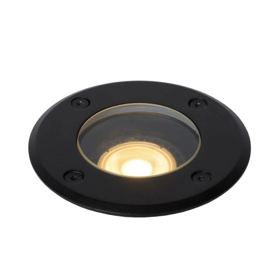 Oprawa do wbudowania BILTIN Ø 10,8 cm 1xGU10 IP67 11801/01/30 czarny Lucide - zdjęcie produktu