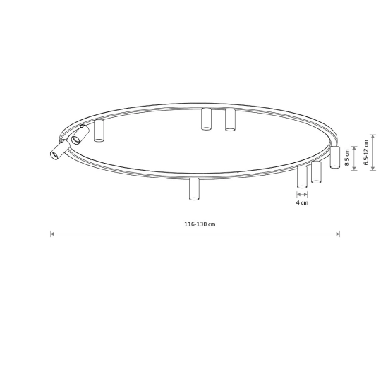 Lampa sufitowa FOURTY ROUND IX 11950 Nowodvorski - zdjęcie dodatkowe 8