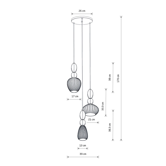 Lampa wisząca CORALS III 11975 Nowodvorski - zdjęcie dodatkowe 6
