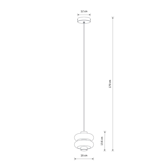 Lampa wisząca LUNARI LED 11981 Nowodvorski - zdjęcie dodatkowe 7