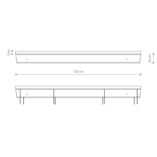 Puszka CAMELEON CANOPY C 1200 12064 Nowodvorski - zdjęcie dodatkowe 1
