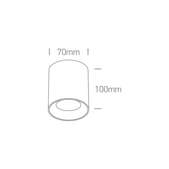 WHITE GU10 10W BRASS REFLECTOR DARK LIGHT 12105AL/W/BS ONE LIGHT