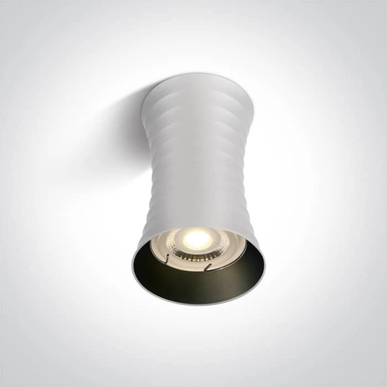 kinkiecik.pl Milas 12105L/W biała oprawa sufitowa GU10 MR16 10W 100-240V ONE LIGHT