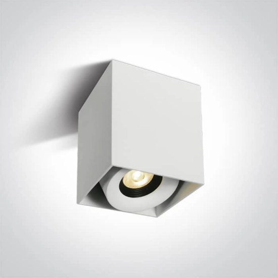 kinkiecik.pl Samarina 12108XA/W/W biały cylinder COB LED 3000K; zasilacz dimmm 350mA o stałym napięciu w komplecie ONE L