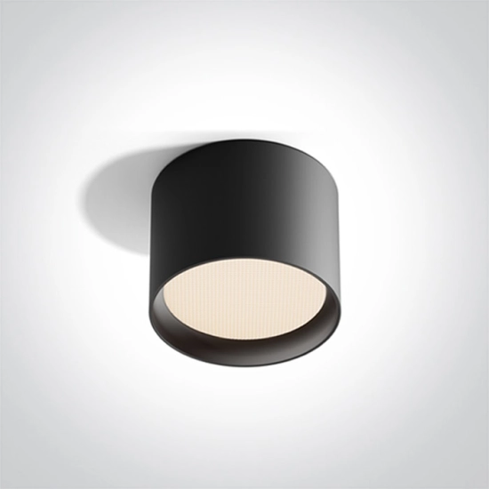 CZARNA OPRAWA SUFITOWA 12W CCTV UGR19 IP44 230V 12112D/B/V ONE LIGHT