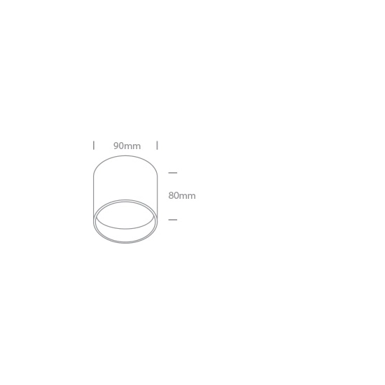 12115F/B/W BLACK 15W WW IP20 38deg 230V DARK LIGHT One Light
