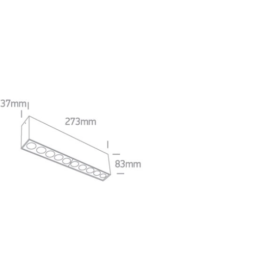 The Dark Light Ceiling Lights 12124H/B/W ONE LIGHT