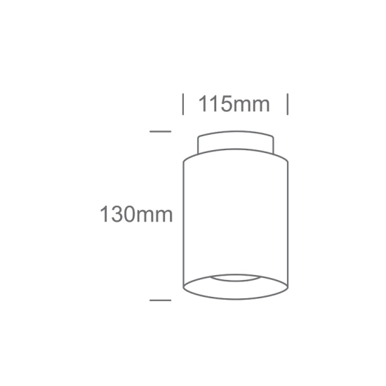 WHITE 26W+2W WW IP20 60deg 230V DARK LIGHT 12128A/W/W ONE LIGHT