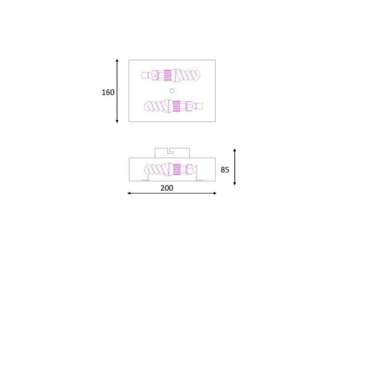 OVALIS Kinkiet E14 czarny 12219/02/30 Lucide - zdjęcie dodatkowe 2