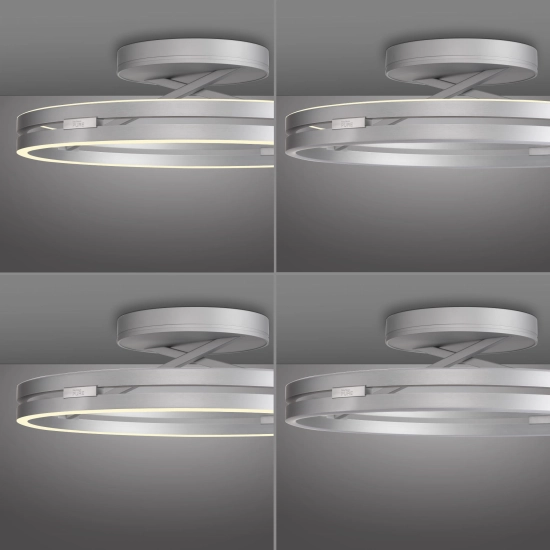 Lampa sufitowa Pure Loop Aluminium 6552-95 Paul Neuhaus - zdjęcie dodatkowe 6