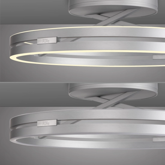 Lampa sufitowa Pure Loop Aluminium 6552-95 Paul Neuhaus - zdjęcie dodatkowe 7