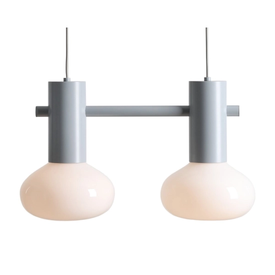 LAMPA WISZĄCA FLO 2 SZARY S (opal glass) 7000H22_S Aldex - zdjęcie produktu