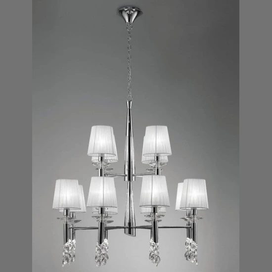 Lampa wisząca Mantra Tiffany Chrome 3850MA - zdjęcie dodatkowe 1