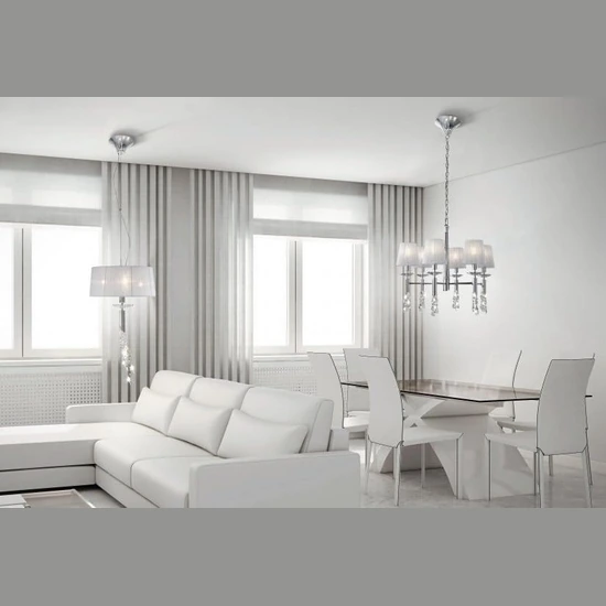 Lampa wisząca Mantra Tiffany Chrome 3850MA - zdjęcie dodatkowe 2