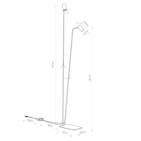 Lampa podłogowa MONO II 12622 Nowodvorski - zdjęcie dodatkowe 1