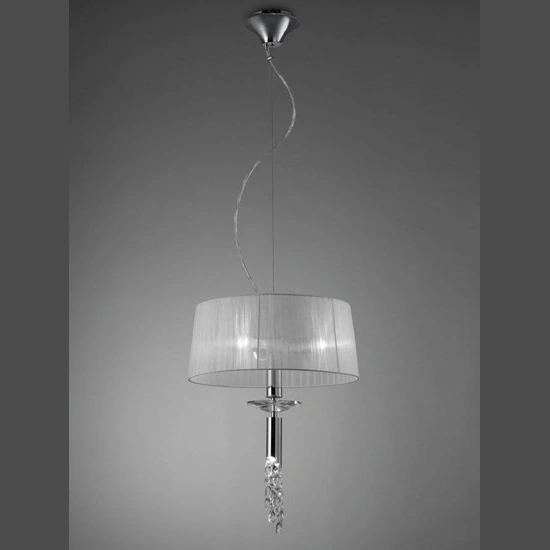 Lampa wisząca Mantra Tiffany Chrome 3858MA - zdjęcie dodatkowe 1