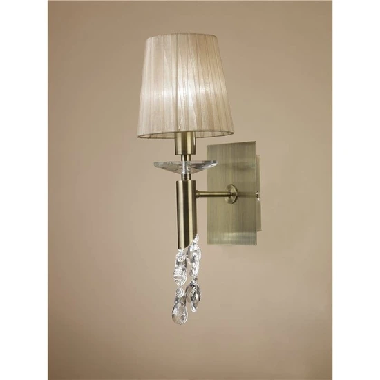 Lampa ścienna Mantra Tiffany Antique Brass 3884MA - zdjęcie produktu