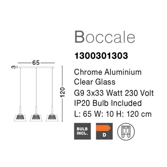 Lampa wisząca YOPAL LE41832 Luces Exclusivas - zdjęcie dodatkowe 3