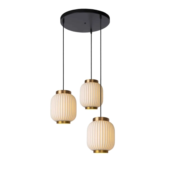 Lampa wisząca GOSSE 3xE27 biały 13435/03/31 Lucide - zdjęcie produktu