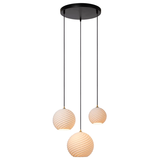 BINA Lampa wisząca Ø 40 cm 3xE27 biały 13451/03/31 Lucide - zdjęcie produktu