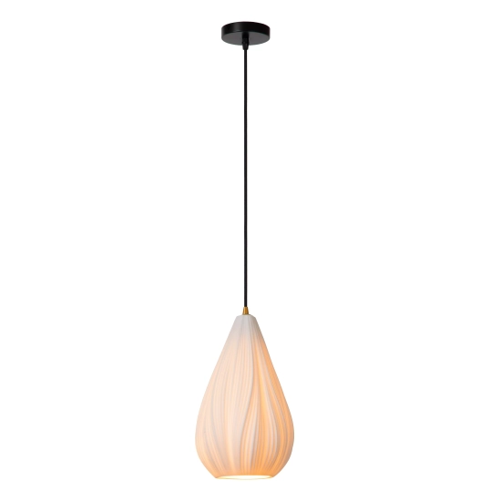 CINZIA Lampa wisząca Ø 18,3 cm 1xE27 biały 13452/01/31 Lucide - zdjęcie produktu