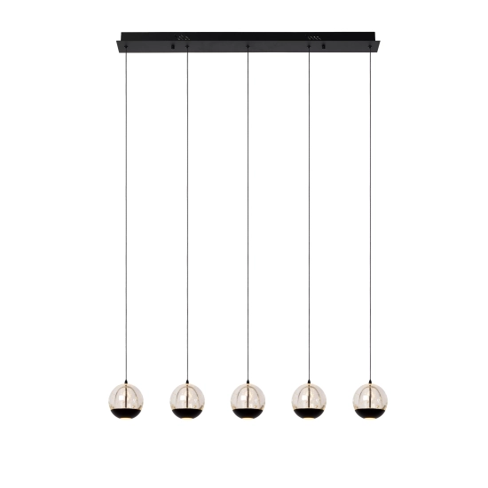 SENTUBAL Lampa wisząca LED Dim. 5x5,3W 2700K czarny 13498/25/30 Lucide - zdjęcie produktu
