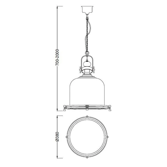 Lampa wisząca Mantra Vintage 4972MA - zdjęcie dodatkowe 1
