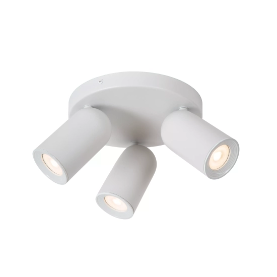 PUNCH Plafon Ø 21 cm 3xGU10 biały 13958/13/31 Lucide - zdjęcie produktu