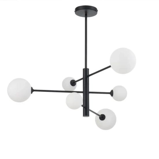 kinkiecik.pl Dorado 6 wisząca czarna LP-002/6P BK Light Prestige