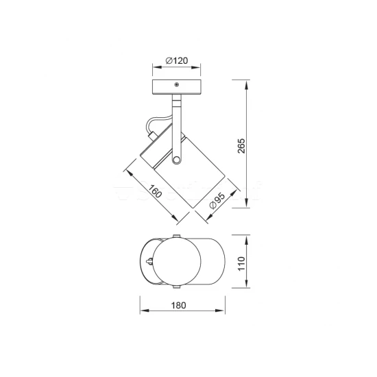 Lampa spot Mantra Aruba 6016MA - zdjęcie dodatkowe 1