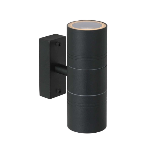 Kinkiet ARNE-LED Ø 6,3 cm LED GU10 2x5W 2700K IP44 14867/11/30 czarny Lucide - zdjęcie produktu