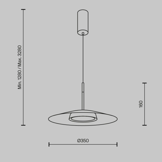 Lampa wisząca El MOD041PL-L15W3K1 Maytoni - zdjęcie dodatkowe 5