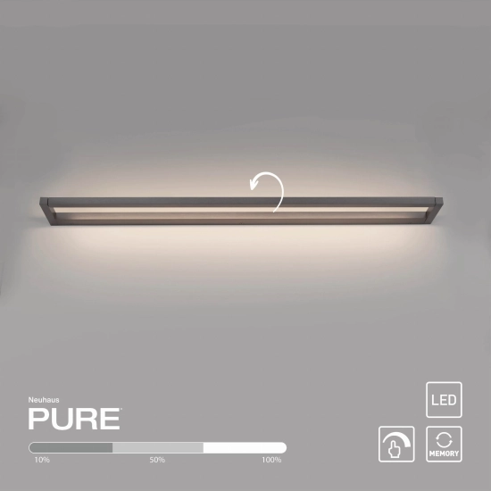 Kinkiet Pure Puro Szary 9114-15 Paul Neuhaus - zdjęcie dodatkowe 6