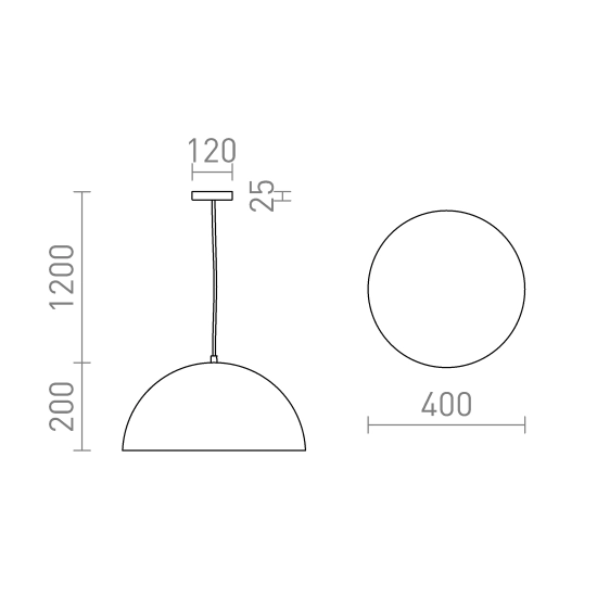 Lampa wisząca GLADYS 40 R14113 Rendl light studio