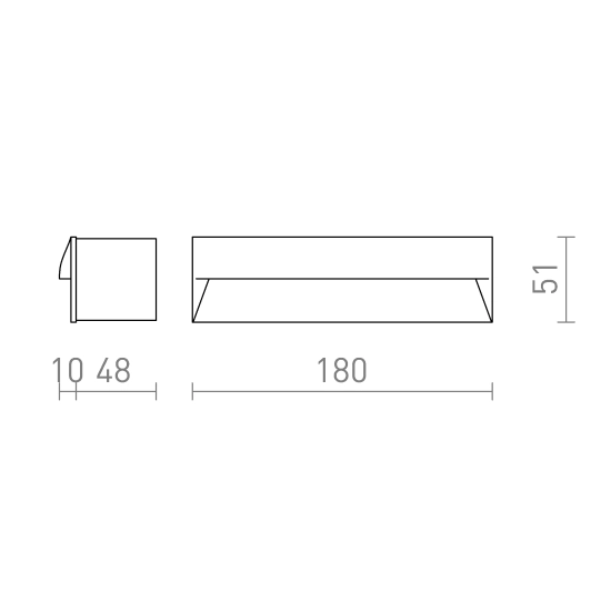 Oprawa wpuszczana ścienna REP 18 R14205 Rendl light studio