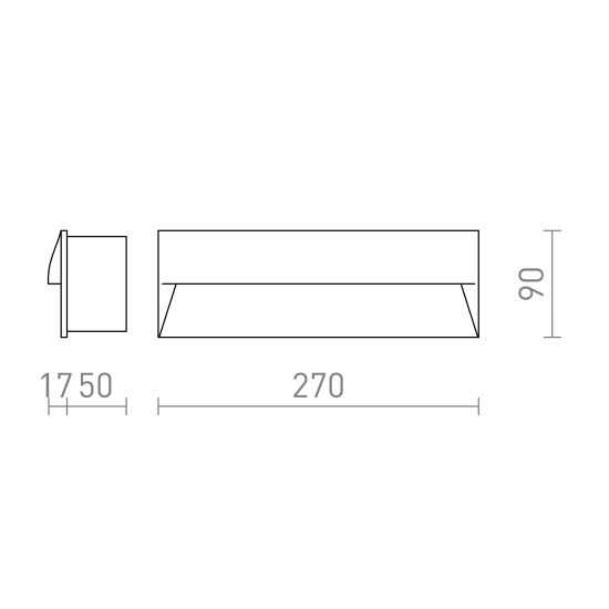 Oprawa wpuszczana ścienna REP 27 R14206 Rendl light studio