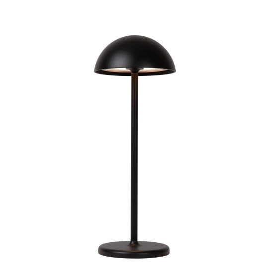JOY Zewnętrzna lampa stołowa ładowana przez USB Ø 11,5 cm LED Dim. 1x1,5W 3000K IP54 czarny 15500/02/30 Lucide - zdjęcie