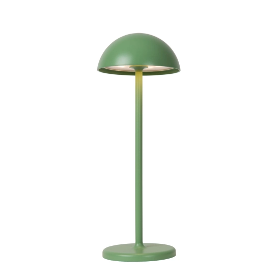 JOY Zewnętrzna lampa stołowa ładowana przez USB Ø 11,5 cm LED Dim. 1x1,5W 3000K IP54 Green 15500/02/33 Lucide - zdjęcie