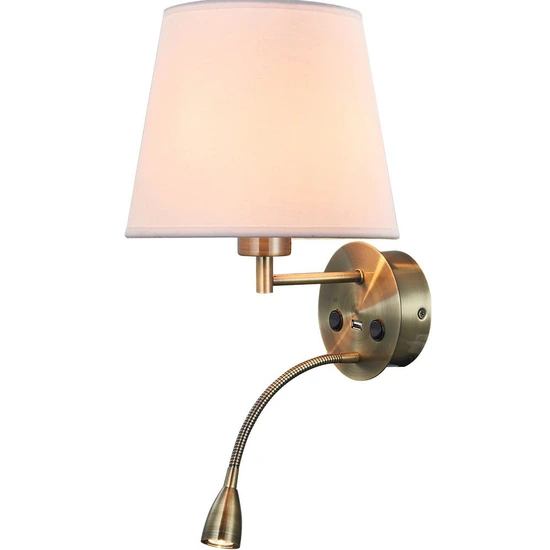 Lampa ścienna Mantra Caicos Antique Brass 6093MA - zdjęcie produktu