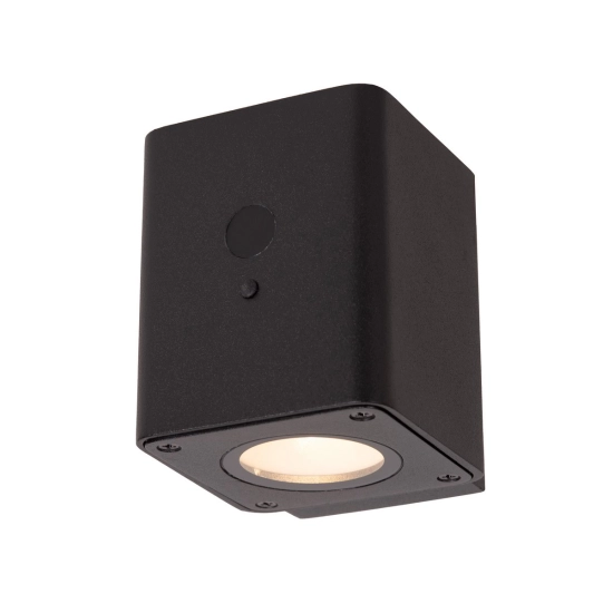 RAMIN Kinkiet zewnętrzny solarny LED 1x1W 2850K/3150K IP65 Czujnik ruchu czarny 15818/01/30 Lucide - zdjęcie produktu