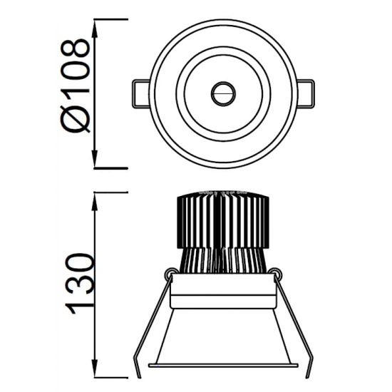 Lampa wpuszczana Mantra Formentera C0073MA - zdjęcie dodatkowe 1