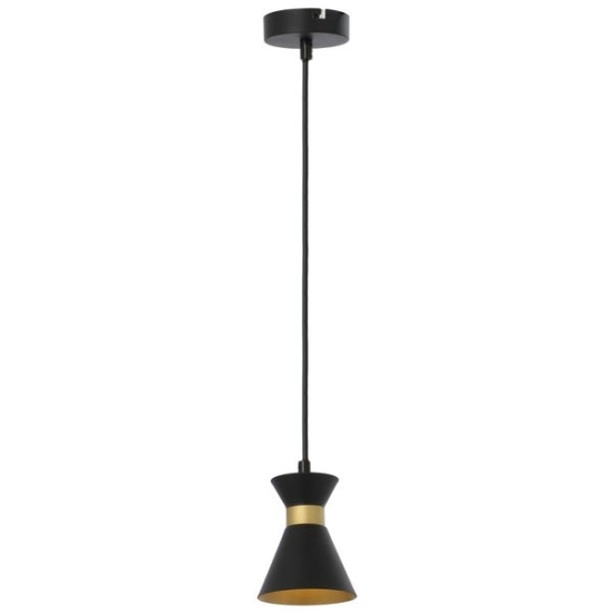 kinkiecik.pl Breda- lampa wisząca 1 pł czarno/złota 335701-02 REALITY