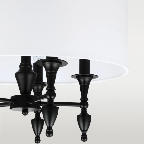 Lampa wisząca AUSTIN P05203BK-WH CosmoLight - zdjęcie dodatkowe 2
