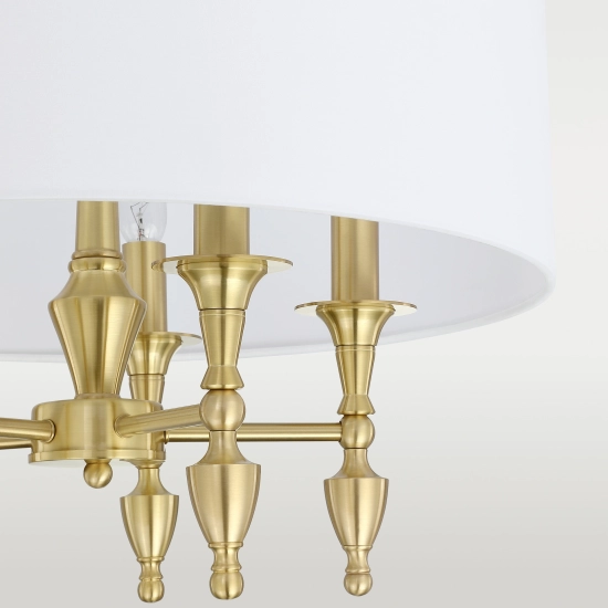 Lampa wisząca AUSTIN P05197BR-WH CosmoLight - zdjęcie dodatkowe 2